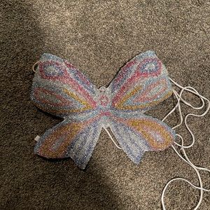 Rhinestone butterfly top